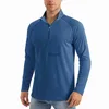 Herren T-Shirts MAGCOMSEN UPF50 Herren T-Shirt UV-Sonnenschutz Langarm Wandern Angeln Shirts Qui Dry 14 Zip Sommer Pullover Workout Tops J230721