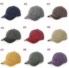 ポニーテール野球帽9色洗浄綿固体色の通気性サンシェード帽子屋外日焼け止めキャップDA692