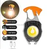 Portable usb rechargeable lantern mini COB Camping tent lamp light with Cigarette Lighter screwdriver survival whistle multifunctional outdoor survival tool