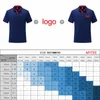 Herren Polos MYTEE Sommer Poloshirt Benutzerdefinierte männer Atmungsaktive T-Shirt Stickerei Casual DIY Top 5XL 230720