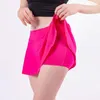 Active Shorts Women Sports Running Yoga Loose Fitting Summer Quick Drying Fitness Pants High Waist Dance Short Skirt