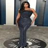 Kylie Jenner paljetter Prom Dresses Oscars axellösa aftonklänningar plus storlek Special tillfälle Party Vestido de Fiesta Red Carpet Dre207w