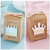 Baby Shower Bomboniere di Little Prince Kraft Bomboniere per baby Birthday Party Confezione regalo e baby Decoration Gift 100pcs / lot sh228H