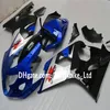 Black Blue Srebrny owiewkę dla Suzuki GSXR 600 750 K4 2004 2005 GSXR600 GSXR750 04 05 GSX R750 Body237k