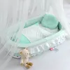 Baby Cribs 3Pcsset Baby Sleeping Nest with Quilt Infant Cradle born Bassinet with Removable Cover Toddler Nest Baby Nursery Crib 230720