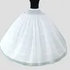 Grande largo 6 aros 2 camadas de tule longo casamento mulher anáguas para vestido quinceanera cintura elástica crinolina para vestido de baile nupcial 266p