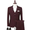 Terno masculino terno de três peças casaco calças colete primavera e outono novo terno xadrez masculino formal de negócios festa de formatura261Z