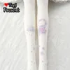 Meias Femininas Menina Nuvens Collants Harajuku Tatuagem Meia-calça Meia Feminina Mídias Calças de Festa Sweet Lolita Cosplay Meias