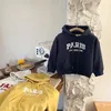 Baby boy girl hoodies autunno 2023 maglione per bambini con cappuccio con cappuccio per la felpa per bambini per bambini per bambini 2-7 anni