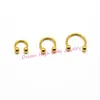 Horseshoe 316L Cerrahi Çelik Burun Çarpıcı Burun Halkası Dairesel Piercing Top Vücut Mücevher Halkaları CBR Küpe16g 6mm 8mm 10mm 50pcs Lot248p