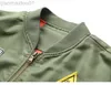 Herenjassen DIMUSI Bomberjack Mens Ma-1 Flight Jacket Pilot Air Force Man Ma1 Army Green Militaire motorjas en jassen 6XL TA039 L230721