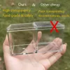 Present Wrap 6 12st Acrylic Candy Box Goodie Bags Clear Chocolate Plastic Wedding Party Favor Packing Box Pastry Container Jewelry Storage 230720