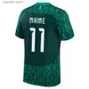 Fans Tops Tees 2023 24 Saudi FAHAD SALMAN Camisetas de fútbol para hombre 22 23 Arabia Equipo nacional Al-Najei YASSER Camiseta de fútbol local visitante Uniformes de manga corta T230720