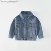 Cappotto Cappotto Giacca di jeans per bambini Peluche addensato Abbigliamento invernale per bambini Primavera e autunno Abbigliamento Ragazzi Ragazze 221125 Z230721