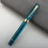 Gift Fountain Pens Jinhao 100 Centennial Resin Peacock Orchid Fountain Pen Nib Fine Golden Clip Business Office Gift Pen Business Office 230720