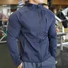 Felpe con cappuccio da uomo Felpe KAMB Zip Up Gym Felpe con cappuccio da uomo Outdoor Quick Dry Cappotti da pesca per uomo Cappotti Originale di alta qualità x0720