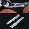 2pcs Stainless steel Central Armrest Box Water Cup Holder trim strips for Volvo XC60 S60 V60 Car interior accessories314M