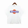 2023 Nieuwe Heren T-Shirts RH Dames Ontwerpers voor Heren Tops Letter Polo's Geborduurde T-shirts Kleding T-shirt met korte mouwen T-shirts STRANDSTOEL KAART BESTEMMING MAANLICHT