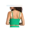 Lu-22 Yoga Bra alinhado Tanque Mulheres sólidas Mulheres Slim Fit Sports Bra Fitness Vole