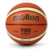 ボールが到着屋外の屋内サイズ7 6 5 PUレザーバスケットボールボールトレーニングバスケットネットボール針バスケット230721