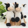 Pillow 9 Inch Lovely Milk Cow Plush Toys Stuffed Animal Dolls High Quality Soft Cattle For Children Kids Birthday Gift U3247S