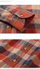 Men's Casual Shirts Quality Good Retro Plaid Shirt Autumn Red Checkered Shirt Men Shirts Long Sleeve Chemise Homme Cotton Male Check Dress Shirts L230721