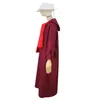 The Handmaids Tale Offred Red Dress Cloak Cosplay Costume277K