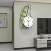 Väggklockor trä kök modern klocka hängande sovrum nordisk tyst minimalistisk metall design kvarts reloj pared heminredning