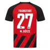 23 24 Eintracht Frankfurt M.Gotze Soccer Jerseys 2023 2024 Fans version Budapest Sow Borre Kostic Hauge Hasebe Kamada Hinteregger Men Kid Kit Football Shirt