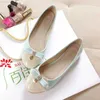 Dress Shoes Patchwork Leather Flats Shoes For Women 2023 Bow Crystal Love Heart Ballerine Round Toe Cute Beige Soft Sole Slip-On Pinkish 40 L230721