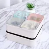 Plates Snack Serving Tray 4 Compartment Dried Fruit Storage Containers Dish For Cakes Sweets Nuts Birthday