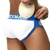 Onderbroek Sexy Mannen Gewatteerde Ondergoed Katoenen Boxer Slips Billen Lifter Vergroten BuPush Up Pad Penis Pouch Slipje