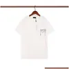 T-shirt da uomo T-shirt da uomo di marca Mticolor Donna Uomo Stilista Tshirt T-shirt in puro cotone Classic Senior Designer Abbigliamento Top1 Drop Deliv Dh1G7