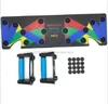 multifunzione push up board home fitness press up board esercizio di potenza del braccio 9 Sistema Attrezzatura per l'allenamento completa