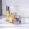 Boîtes de rangement maquillage organisateur panier cosmétique Table poubelle clair toilette multifonctionnel support de comptoir pour organiser les crèmes