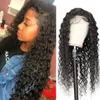 Ishow Peruvian Loose Wave Lace Front Wig Yaki Straight Brazilian Water Deep Curly Human Hair Wigs Malaysian Indian for Women All A3214