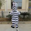 Zebra Mascot Costume Suits Strój imprezowy odzież Kreskówka Ubrania urodzinowe Halloween Xmas Easter Festival Doross282r