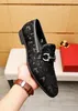 2023 Herrklänningskor Fashion Driving Shoes Slip On Wedding Groom Party Flats Man Mannen Business Loafers Storlek 38-45