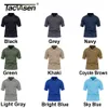 T-shirts pour hommes TACVASEN Polos d'été à séchage rapide à manches courtes pour hommes T-shirts de combat tactiques militaires pour hommes Travail d'équipe Randonnée Sport Hauts de golf 230720