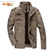 Jaquetas masculinas Jaqueta militar masculina Air force one masculino Jean Soldado do exército Lavar casacos de algodão Novo 2018 Primavera Outono Homens Cargo jaquetas 5XL 6XL L230721