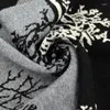 Lenços de inverno Desin Cristmas árvores Casmere lenço de homens I Qualidade de qualidade de pescoço de lã de seda de lã de seda