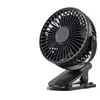 Mini ventilador de clipe portátil de energia eólica, ventilador recarregável portátil, ventilador de estudante de alta qualidade, pequeno ventilador de resfriamento