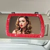 Accessoires intérieurs Automobile Make Up Mirror Car Makeup Auto Visor With Light Clip-on Rear View For