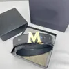 Unisex lyxbältes läderbälten för män designer affärsdräkter byxor tillbehör cintura guld pläterad buckle street mogen gentleman läder bälte män pj015 c23