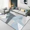 Carpets Fashion Modern Light Luxury Black Gray Marble Metal Line Living Room Bedroom Bedside Carpet Floor Mat Alfombra Tapetes De Sala R230731