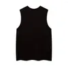 Men's Tank Tops High Street Hip Hop Personality Cross Print Sleeveless T-shirt Sports Vest Men Summer Fashion Simple Casual Loose Basketball