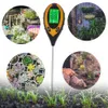 PH Meter Professionele Bodem PH Meter 4 In 1 LCD Display Temperatuur Zonne Vocht PH Tuin Zonlicht Tester voor Tuinieren met Backlight 230721