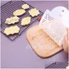 Bakvormen Huisdier Cake Decorating Stencils Schimmel Plastic Sjablonen Spray Bloemen Cakevormen Cookie Fondant Dessert Mesh Mods Drop Del Dhpvk