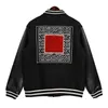 Mens jackets Baseball varsity jacket letter stitching embroidery autumn and winter men loose causal outwear fashion coats