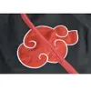 5 PICS Uchiha Tobi Obito Akatsuki Cosplay Kostuum Mantel Halloween Man Vrouw Cosplay Kostuum Hoofdband Accessoires Y0827311A